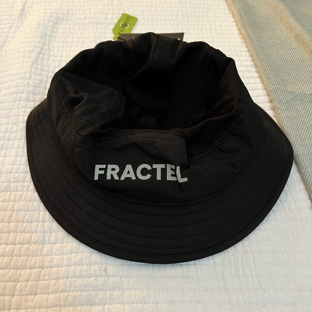 Fractel Running Black Bucket Hat